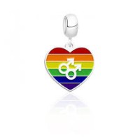 Berloque LGBT  + (gay) Prata 925